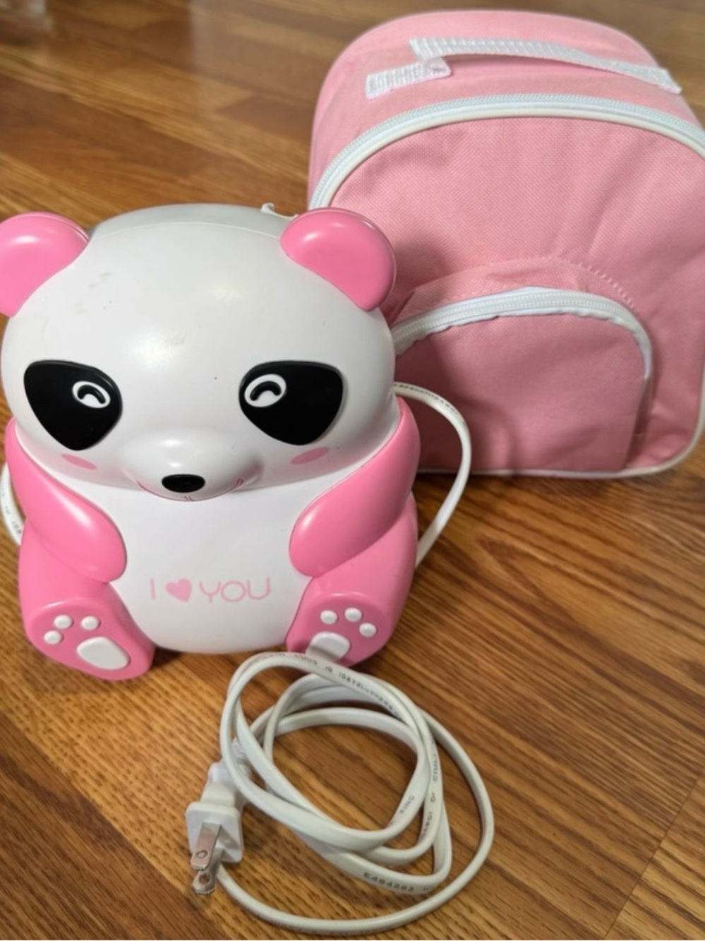 Pink Panda With Carrying/Storage Bag